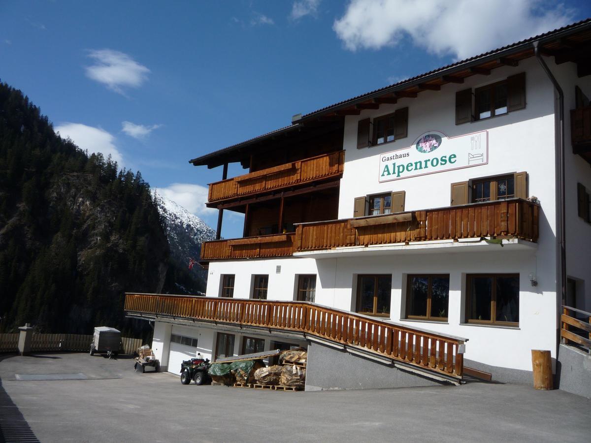 Gasthaus Alpenrose Gramais 外观 照片